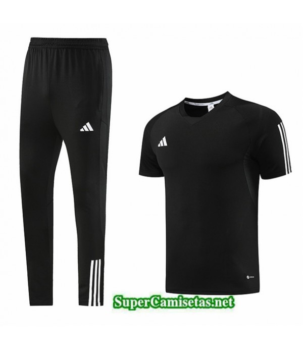 Tailandia Camiseta Kit De Entrenamiento Adidas Negro 2023/24