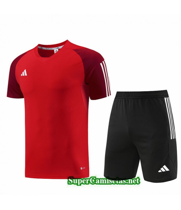 Tailandia Camiseta Kit De Entrenamiento Adidas Rojo 2023/24