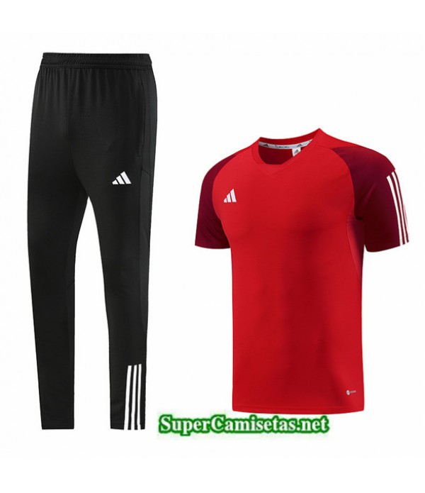 Tailandia Camiseta Kit De Entrenamiento Adidas Rojo 2023/24