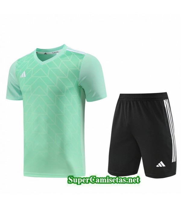 Tailandia Camiseta Kit De Entrenamiento Adidas Verde 2023/24