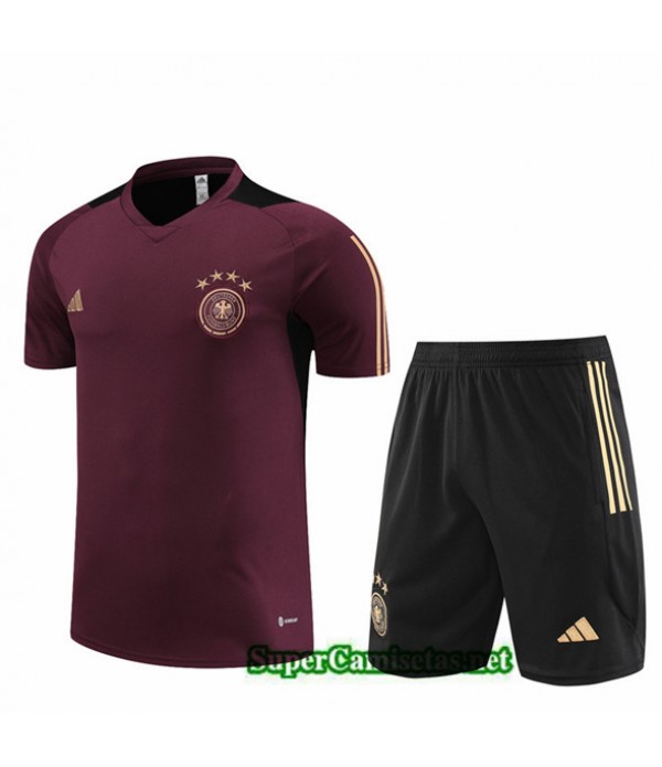 Tailandia Camiseta Kit De Entrenamiento Alemania Púrpura 2023/24