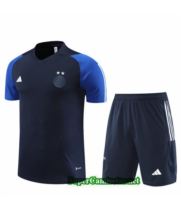 Tailandia Camiseta Kit De Entrenamiento Argelia Azul 2023/24