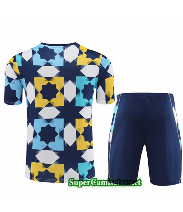 Tailandia Camiseta Kit De Entrenamiento Argelia Azul 2023/24