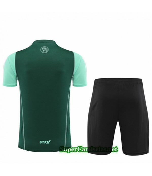 Tailandia Camiseta Kit De Entrenamiento Argelia Niño Verde 2023/24