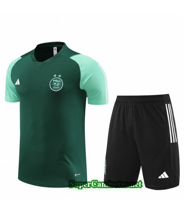 Tailandia Camiseta Kit De Entrenamiento Argelia Verde 2023/24