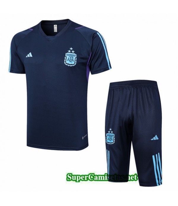 Tailandia Camiseta Kit De Entrenamiento Argentina Azul 2023/24
