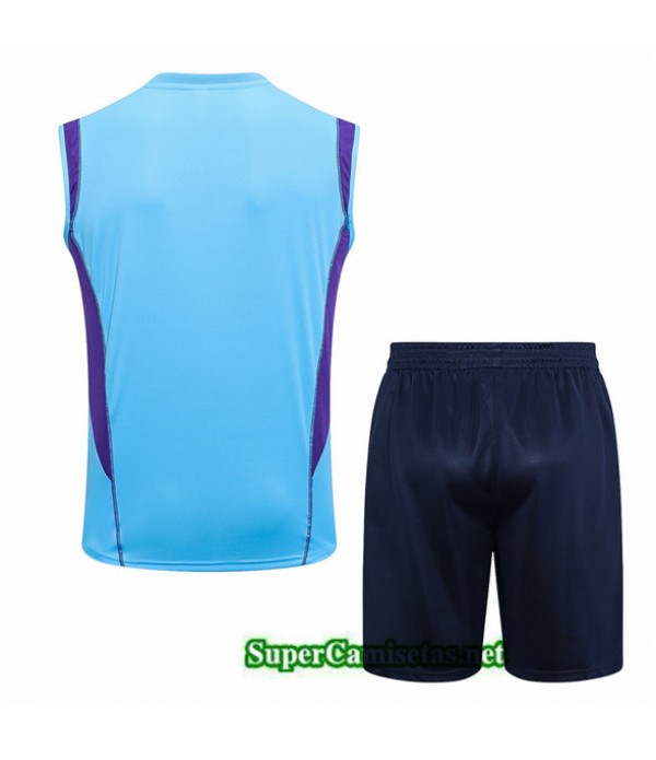 Tailandia Camiseta Kit De Entrenamiento Argentina Chaleco Azul 2023/24