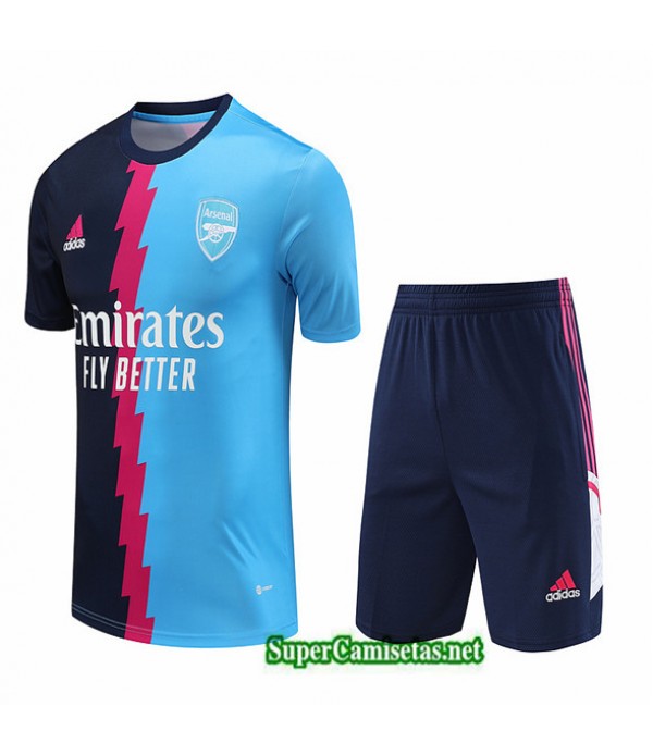 Tailandia Camiseta Kit De Entrenamiento Arsenal Azul 2023/24