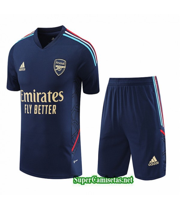 Tailandia Camiseta Kit De Entrenamiento Arsenal Azul 2023/24