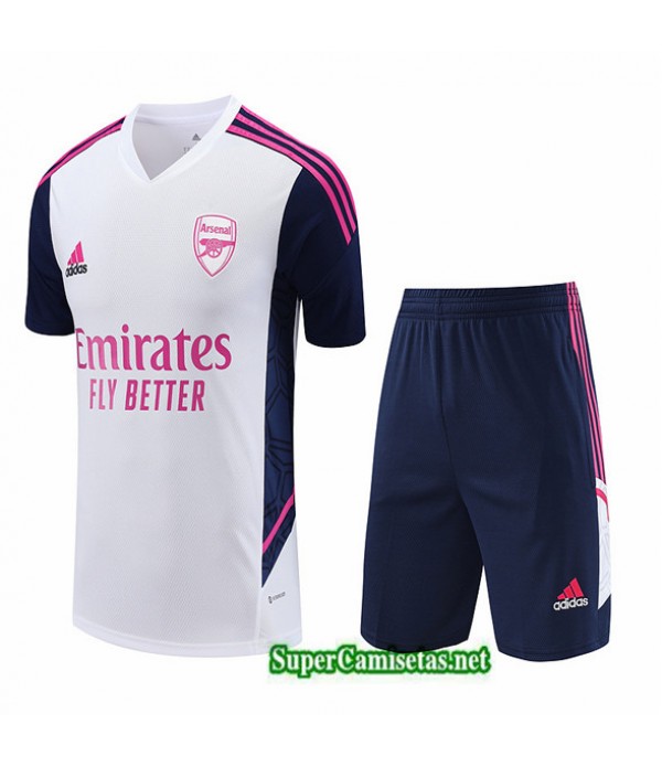 Tailandia Camiseta Kit De Entrenamiento Arsenal Blanco 2023/24