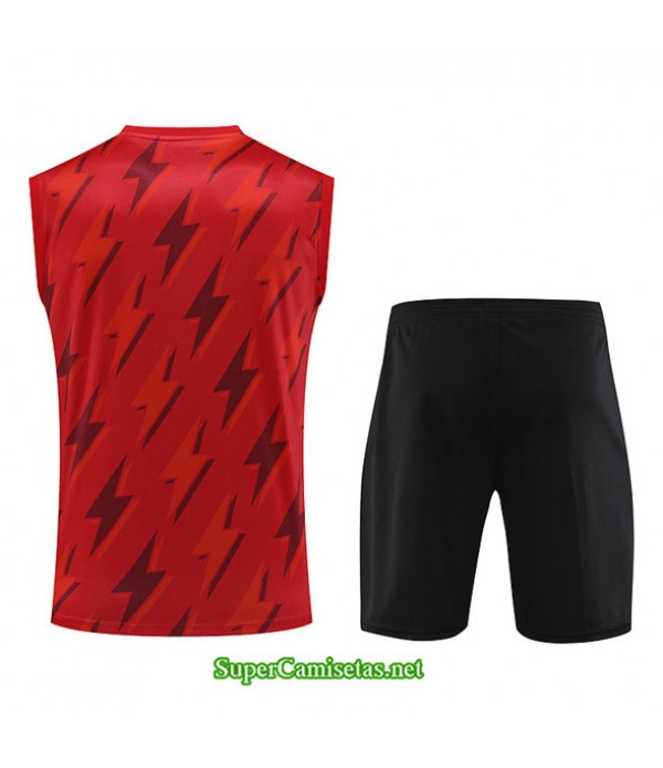 Tailandia Camiseta Kit De Entrenamiento Arsenal Chaleco Rojo 2023/24
