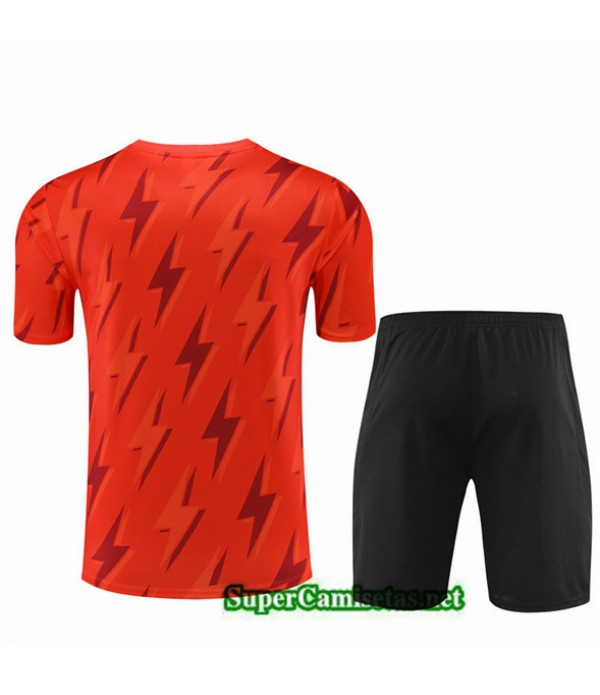 Tailandia Camiseta Kit De Entrenamiento Arsenal Naranja 2023/24