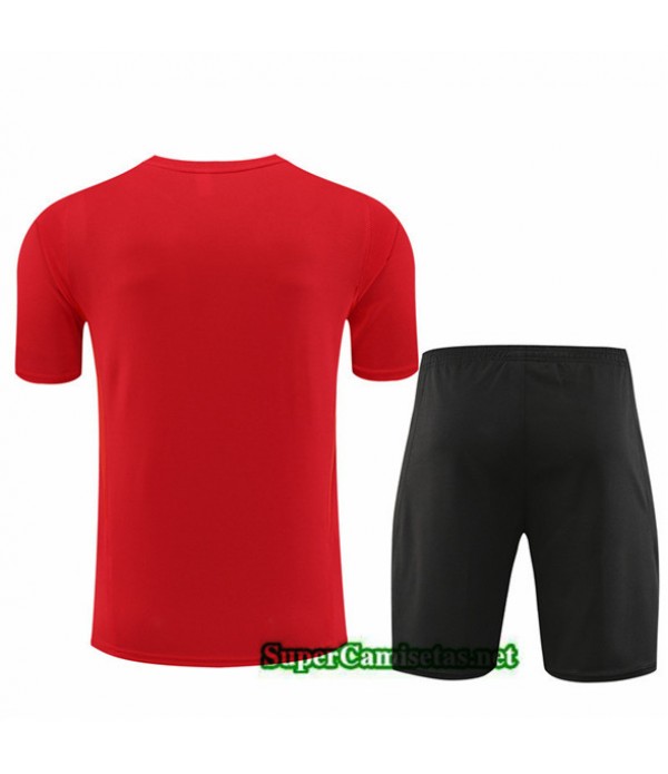 Tailandia Camiseta Kit De Entrenamiento Arsenal Niño Rojo 2023/24