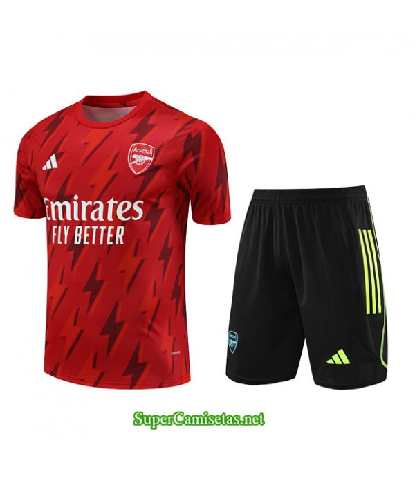 Tailandia Camiseta Kit De Entrenamiento Arsenal Rojo 2023/24