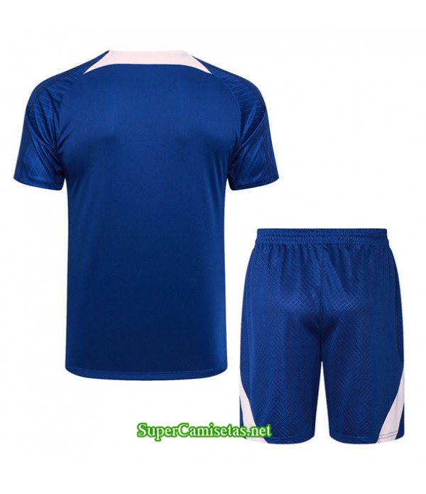 Tailandia Camiseta Kit De Entrenamiento Atletico Madrid Azul 2023/24