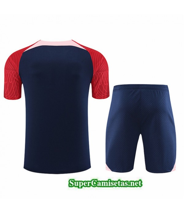 Tailandia Camiseta Kit De Entrenamiento Atletico Madrid Azul 2023/24