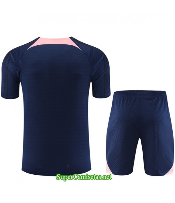 Tailandia Camiseta Kit De Entrenamiento Atletico Madrid Niño Azul Real 2023/24