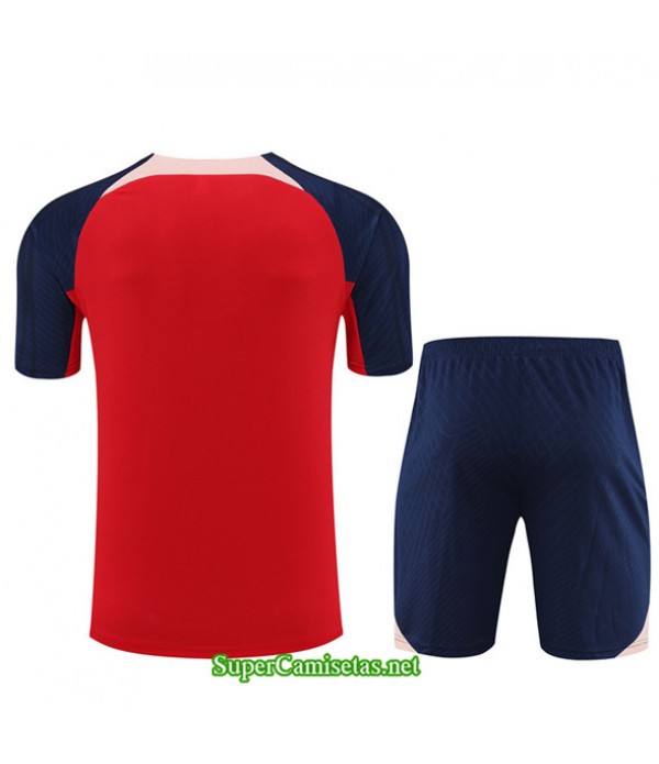 Tailandia Camiseta Kit De Entrenamiento Atletico Madrid Niño Rojo 2023/24