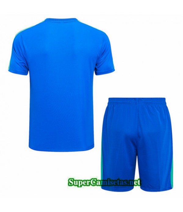 Tailandia Camiseta Kit De Entrenamiento Barcelona Azul 2023/24