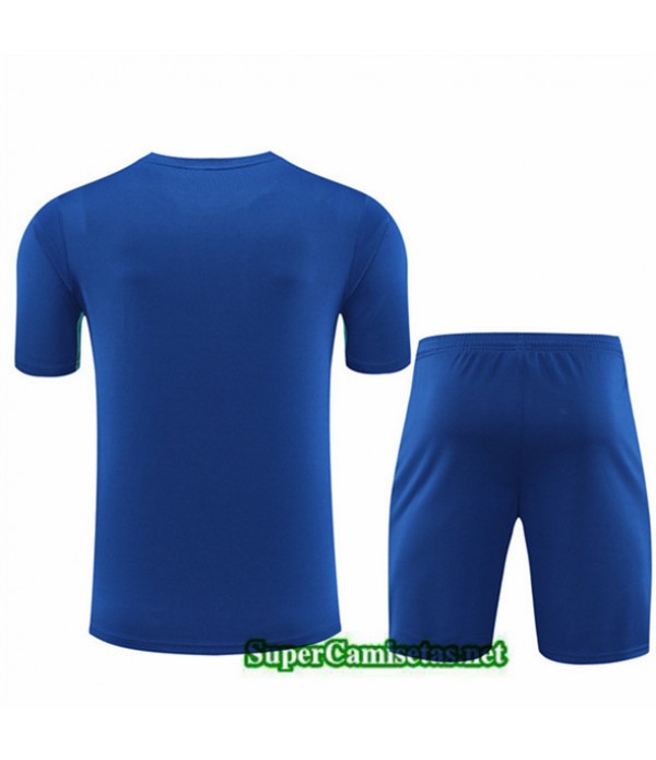 Tailandia Camiseta Kit De Entrenamiento Barcelona Azul 2023/24