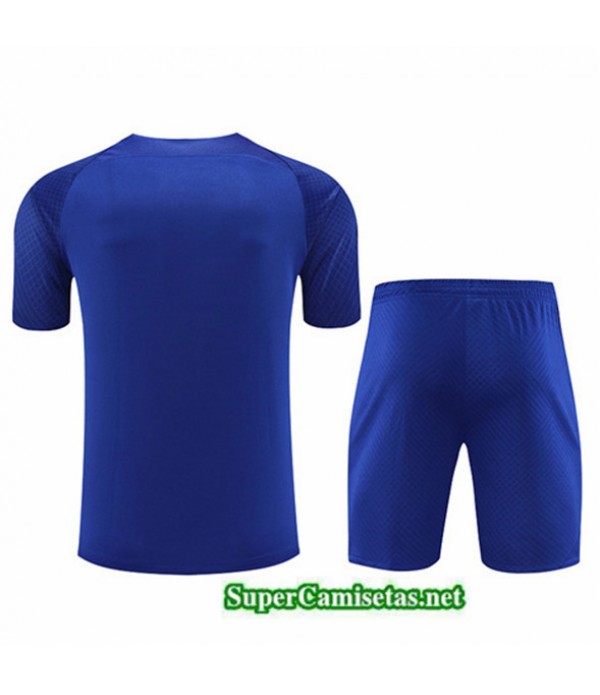 Tailandia Camiseta Kit De Entrenamiento Barcelona Azul 2023/24