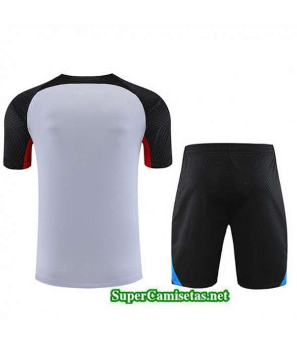 Tailandia Camiseta Kit De Entrenamiento Barcelona Gris 2023/24