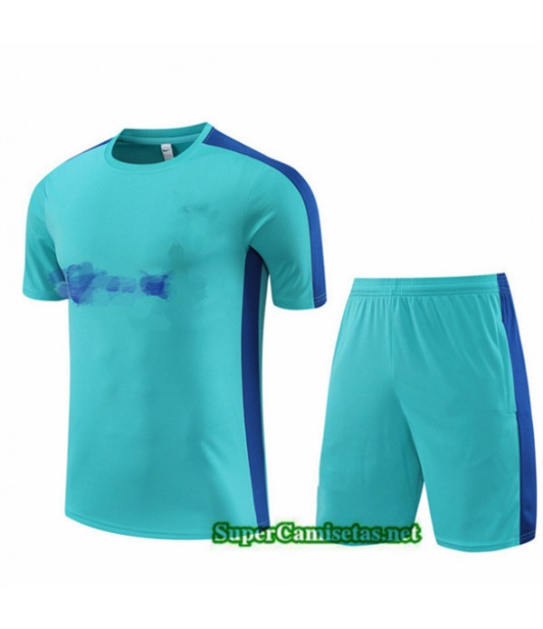 Tailandia Camiseta Kit De Entrenamiento Barcelona Niño Azul 2023/24