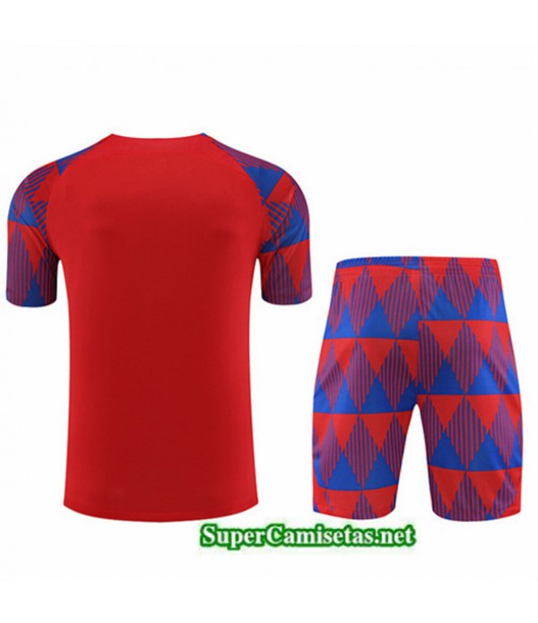 Tailandia Camiseta Kit De Entrenamiento Barcelona Rojo 2023/24