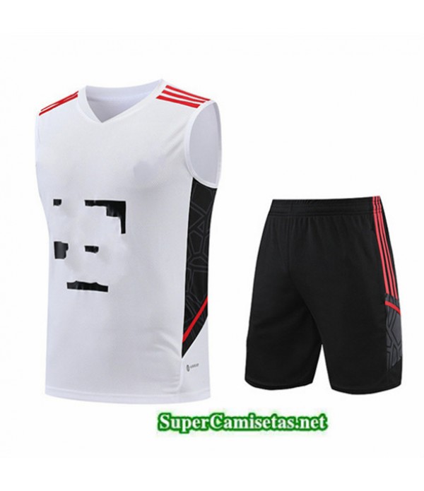 Tailandia Camiseta Kit De Entrenamiento Bayern Munich Chaleco Blanco 2023/24
