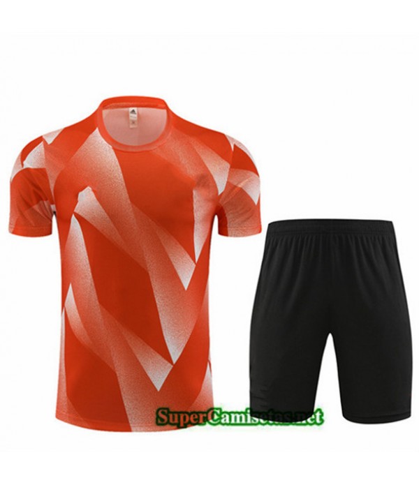 Tailandia Camiseta Kit De Entrenamiento Bayern Munich Naranja 2023/24