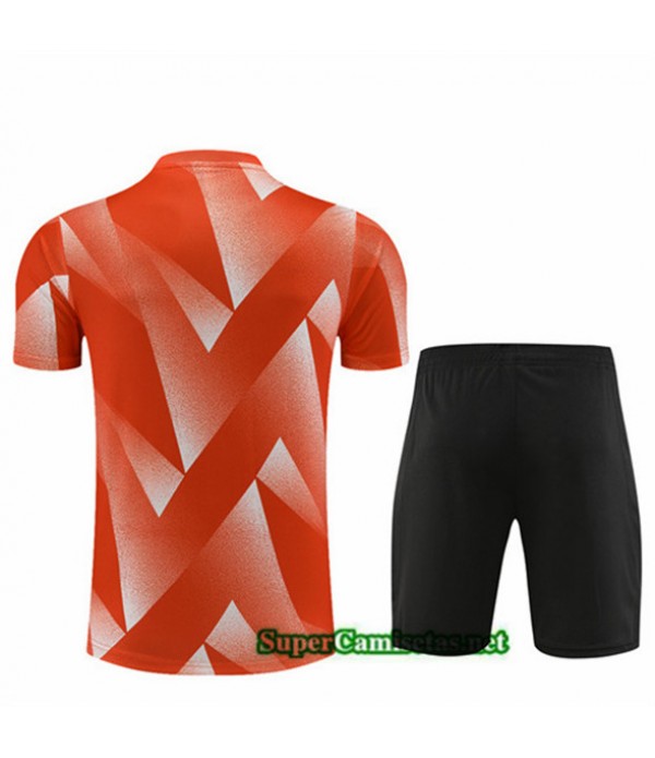 Tailandia Camiseta Kit De Entrenamiento Bayern Munich Niño Naranja 2023/24