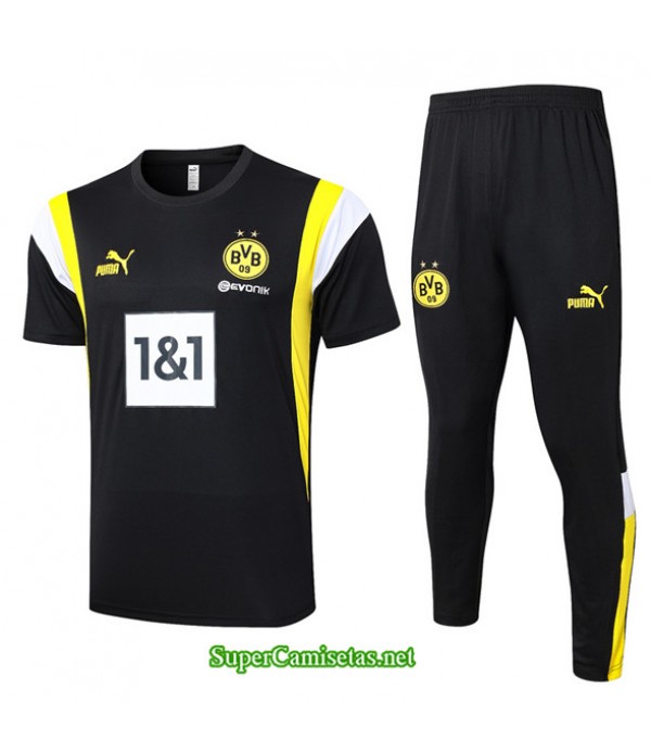 Tailandia Camiseta Kit De Entrenamiento Borussia Dortmund Negro 2023/24