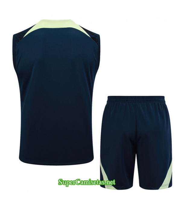 Tailandia Camiseta Kit De Entrenamiento Brasil Chaleco Azul Real 2023/24