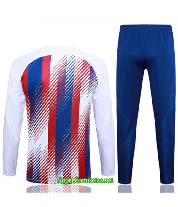 Tailandia Camiseta Kit De Entrenamiento Chándal Barcelona Niño 2023/24 Blanco 2023/24