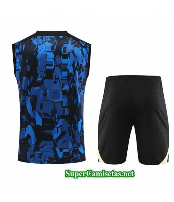 Tailandia Camiseta Kit De Entrenamiento Chelsea Chaleco Azul 2023/24