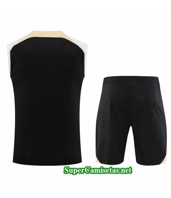 Tailandia Camiseta Kit De Entrenamiento Chelsea Chaleco Negro 2023/24