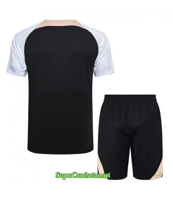 Tailandia Camiseta Kit De Entrenamiento Chelsea Negro 2023/24