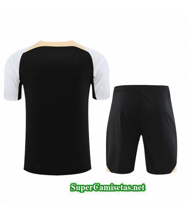 Tailandia Camiseta Kit De Entrenamiento Chelsea Negro 2023/24