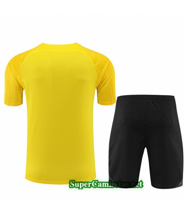 Tailandia Camiseta Kit De Entrenamiento China Amarillo 2023/24