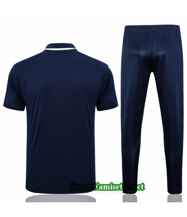 Tailandia Camiseta Kit De Entrenamiento Cruzeiro Polo Azul 2023/24