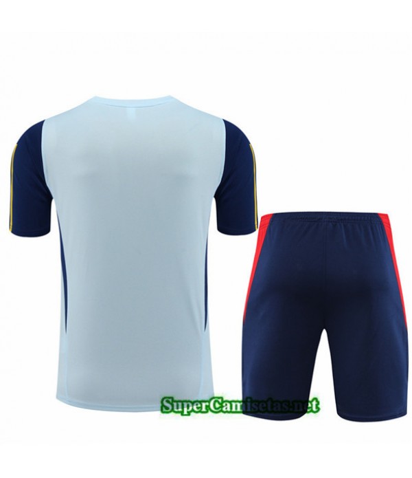 Tailandia Camiseta Kit De Entrenamiento Espana Azul 2023/24