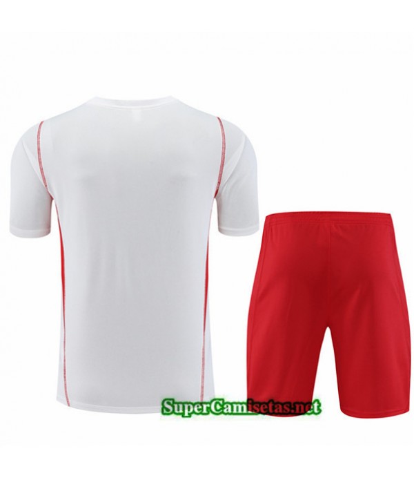 Tailandia Camiseta Kit De Entrenamiento Flamengo Niño Blanco 2023/24
