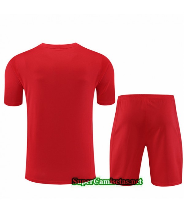 Tailandia Camiseta Kit De Entrenamiento Flamengo Niño Rojo 2023/24