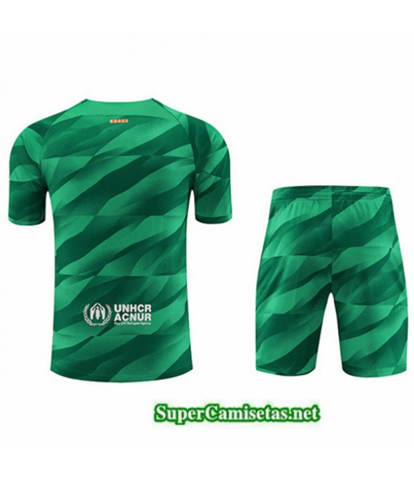 Tailandia Camiseta Kit De Entrenamiento Gardien De But Barcelona Verde 2023/24