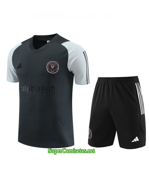 Tailandia Camiseta Kit De Entrenamiento Inter Miami Azul Marino 2023/24
