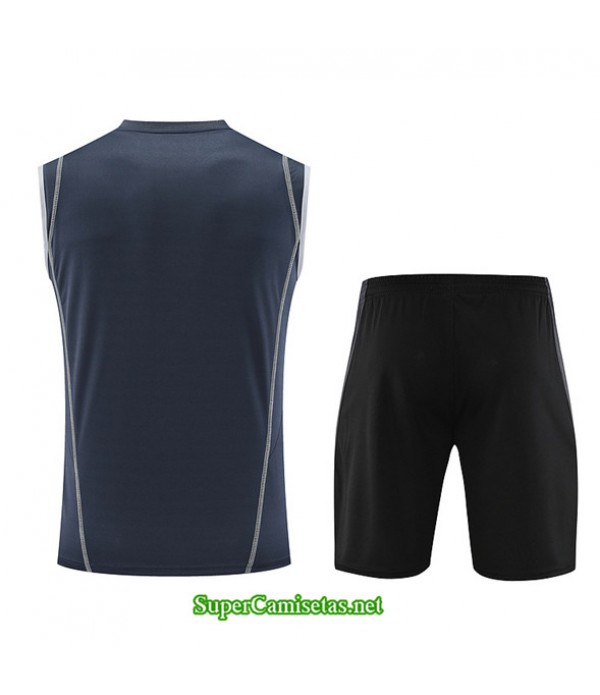 Tailandia Camiseta Kit De Entrenamiento Inter Miami Chaleco Gris 2023/24