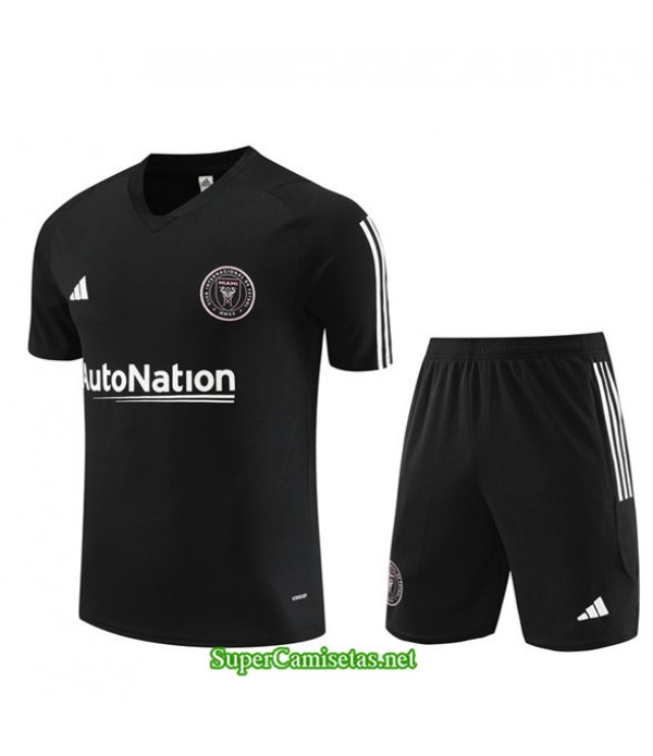 Tailandia Camiseta Kit De Entrenamiento Inter Miami Negro 2023/24