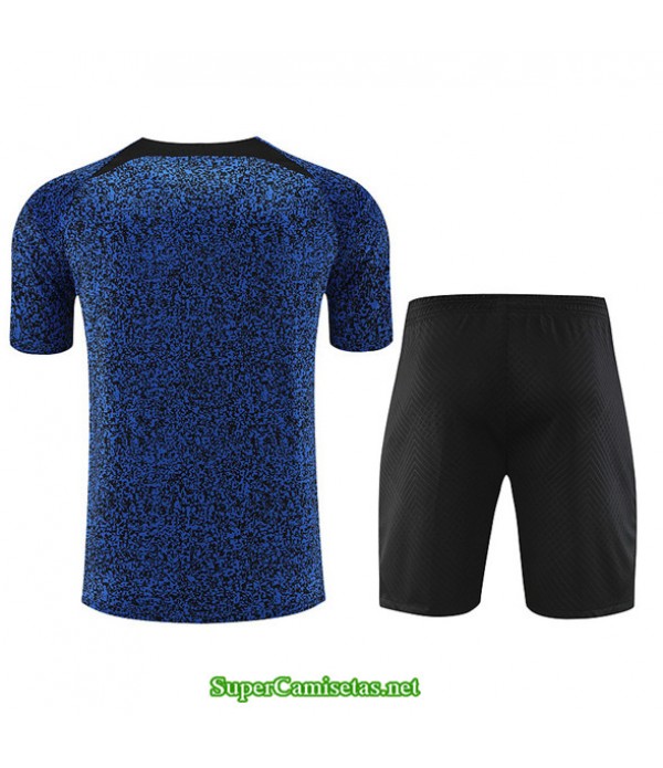 Tailandia Camiseta Kit De Entrenamiento Inter Milan Azul 2023/24