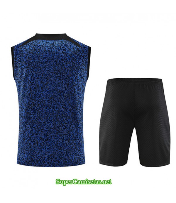 Tailandia Camiseta Kit De Entrenamiento Inter Milan Chaleco Azul 2023/24