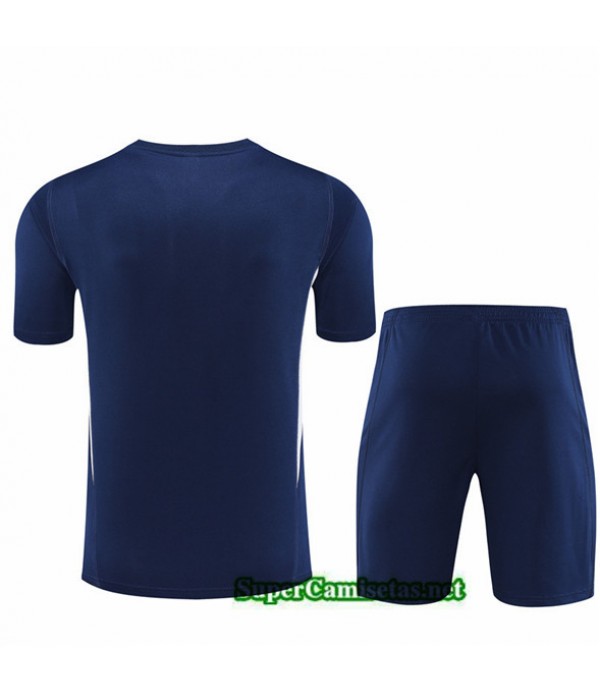 Tailandia Camiseta Kit De Entrenamiento Italia Niño Azul 2023/24